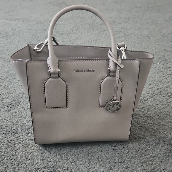 Michael Kors Taupe Gray Satchel - Picture 1 of 6